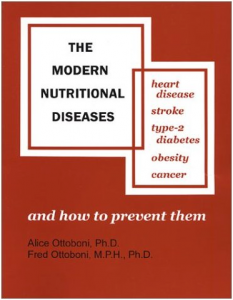 The cover or Modern Nutritional Diseases by Frank and Alice Ottoboni