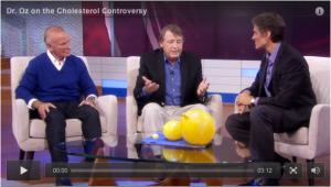 Screen shot of Part 3 of Dr. Oz's episode on cholesterol.